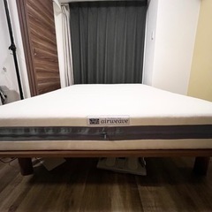 エアウィーヴダブルマットレス&無印フレーム