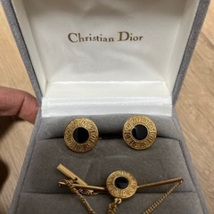 Christian Dior カフス、タイピンセット