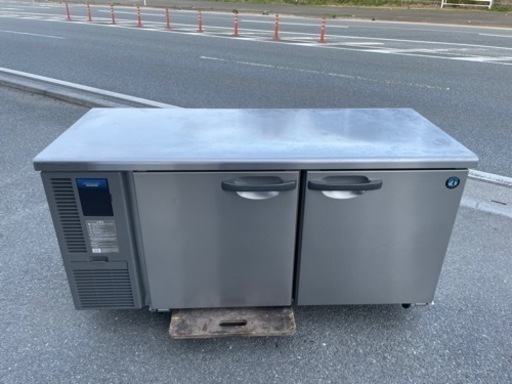 ■中古品 ホシザキ台下冷蔵庫 RT-150SNF-E-ML 2017年 ピラーレス 業務用テーブル形冷蔵庫 動作問題なし ■