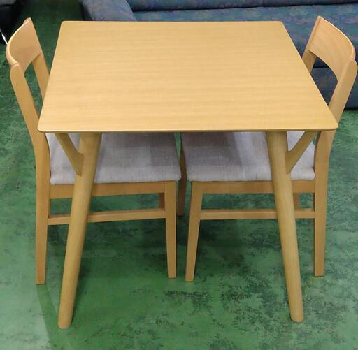NITORI　ニトリ　ダイニング3点セット　DT   FILLN   80   80×80×70