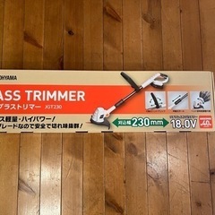 【新品】アイリス　充電式グラストリマー　草刈機　JGT230
