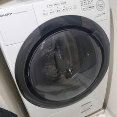 【お値下げ】洗濯機 SHARP ジャストサイズドラム ドラム式洗濯機