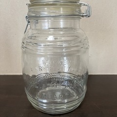 【３個セット】レトロガラス瓶　保存容器