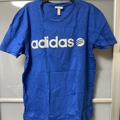 Tシャツ(adidas・青・O)