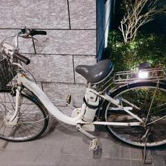 【引き渡し済み】電動アシスト自転車 26インチ　バッテリー二個、...