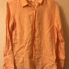 【ネット決済】UNIQLO・ワイシャツ・サーモンピンク