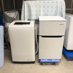 【美品】ハイセンス  冷蔵庫&洗濯機セット
