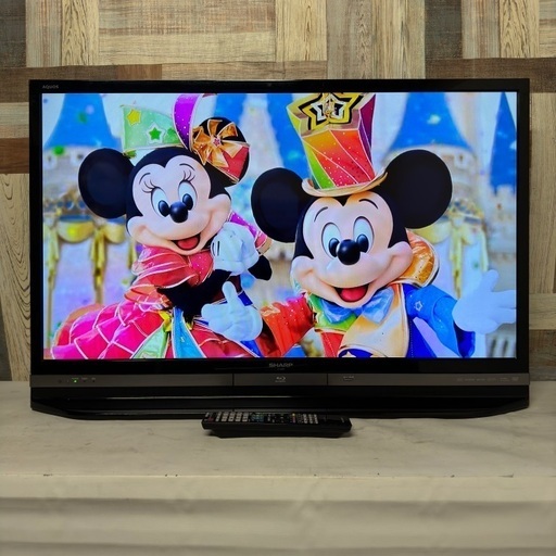 即日受渡❣️ハイスペックSHARP40型TVブルーレイ\u0026HDD録画機能搭載26500円