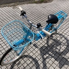【22インチ子供車】ほぼ新品❗️6段変速付　スペアキーあり　若林自転車　浜大津店　SALE中❗️