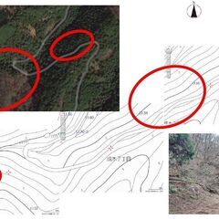 青梅市　成木７丁目　林道沿い　山林　２区画