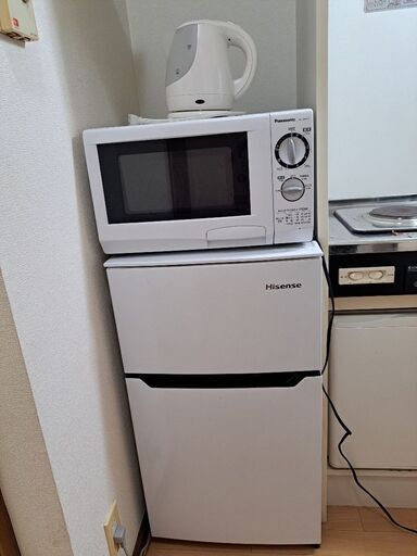 一人暮らしセット　冷蔵庫　洗濯機　電子レンジ　テレビ　テレビ台　テーブル　洗濯物干し　衣装ケース