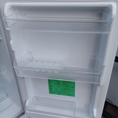 万代店　2022年製★超美品 中古★YAMADA 156L フロント庫内LED灯★大容量ドアポケット！2ドア冷蔵庫【YRZ-F15J】