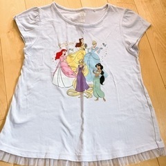 プリンセス　レース付きTシャツ130サイズ