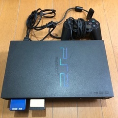 PS2本体+電源コード+コントローラー+ソフト