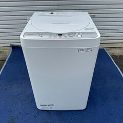 美品★6kg★洗濯機★2021年★シャープ★ES-GE6FJ-W...