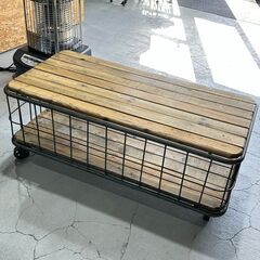☆関家具☆ クラッシュゲート マラン コーヒーテーブル120 杉 ノット 