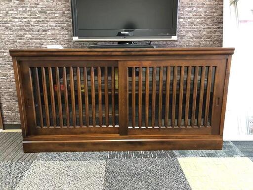 モダン　木製　テレビ台　ボード　キャビネット　収納棚　昭和