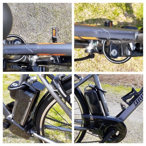 BRIDGESTONE TB1e マットグレー リアキャリア付き【引き渡しのみ