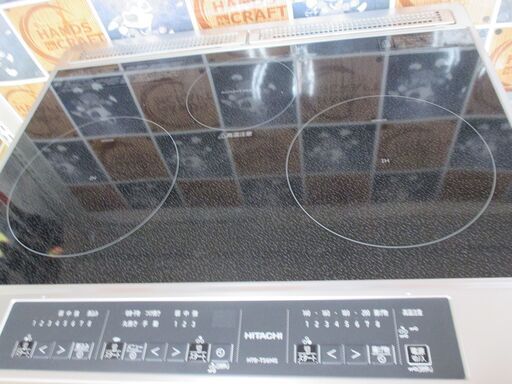 日立 HITACHI HTB-TS6MS ビルドインガスコンロ 23年 200V 中古品 