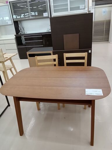 ★ジモティ割あり★  ダイニングセット ブラウン W120×D79×H66 クリーニング済み TC2322