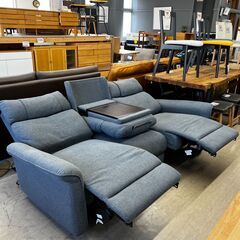 電動リクライニングソファー❕　動作良好❕　ゲート付き軽トラ”無料貸出❕購入後取り置きにも対応 ❕R4708