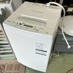 東芝 洗濯機 4.5kg 2019年製 AW-45M7　/DJ-...