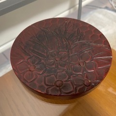 鎌倉彫 鍋敷き　インテリア　工芸品　レトロ