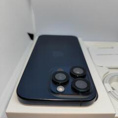 新品同様品 Apple iPhone15pro 128GB ブルーチタニウム