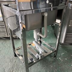 ☆アズマ 1槽シンク w600×d450×h800+90mmサイズ KP1-600☆