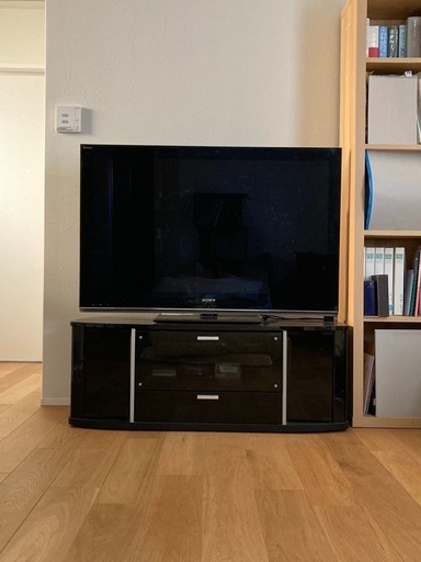 SONY ブラビア46型 \u0026 テレビ台ブラック