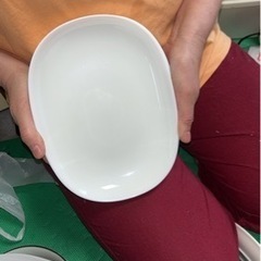 白い平皿