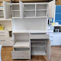 【愛品倶楽部柏店】浅川木工 3枚扉キッチンボード 