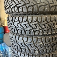 ジムニー　タイヤ　185/85R16 4本　2022年製　TOYO オープンカントリー　バリ山　ホワイトレター　オフロード　マッド