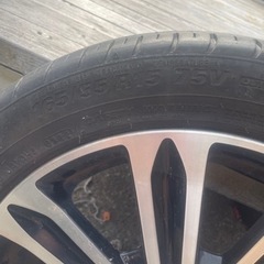 値段交渉OK 配達相談OK ダイハツタント　アルミホイール　夏タイヤ4本