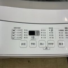 洗濯機　No.11007　ニトリ　2023年製　6kg　NTR60　【リサイクルショップどりーむ荒田店】