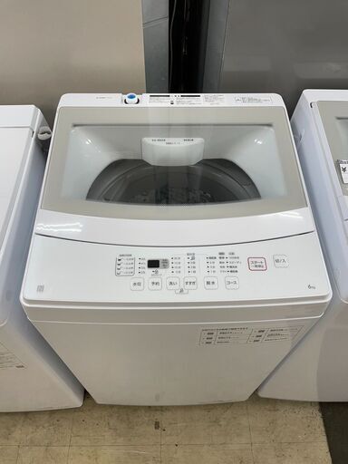 洗濯機　No.11007　ニトリ　2023年製　6kg　NTR60　【リサイクルショップどりーむ荒田店】
