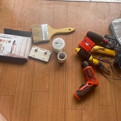 まとめて）DIY 電動ドリル　賃貸の壁つけなど