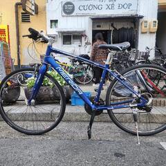 クロスバイク メリダ 700x28c 3x8変速 フレーム アルミ 青 配達  