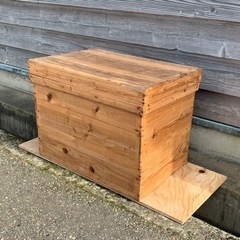 蓋付き木箱/茶箱