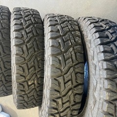 ジムニー　タイヤ　185/85R16 4本　2022年製　TOYO オープンカントリー　バリ山　ホワイトレター　オフロード　マッド