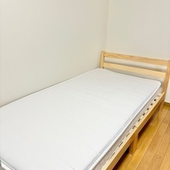 【ネット決済】良品 家具 ベッド シングルベッド ニトリ シング...