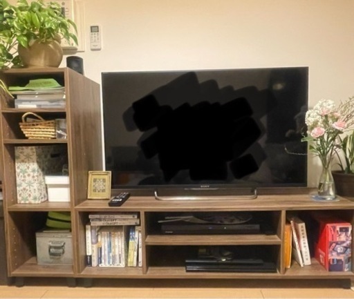 大容量収納テレビ台 幅173.5高さ62cm 【リビング収納を1台で