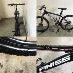 239□岐阜発/△FINISS BIKE MAX 2.0/マウンテンバイク/自転車/26インチ/走行確認/ギア7×3/ギア変わりません/防犯有り/現状品/R4.12/11□