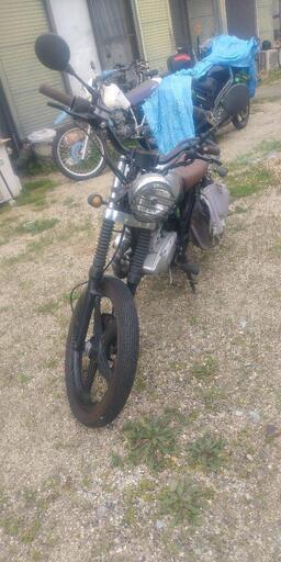 不動、レストアベースgn125 カフェレーサーカスタ厶