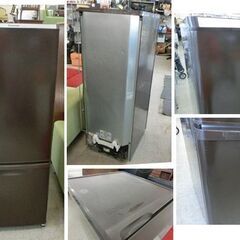 2ドア冷蔵庫 168L 2013年製 パナソニック NR-B176W-T ダークブラウン