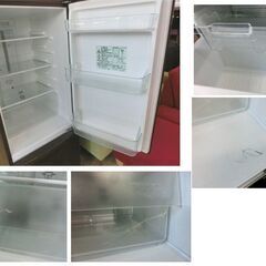 2ドア冷蔵庫 168L 2013年製 パナソニック NR-B176W-T ダークブラウン