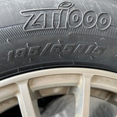 新品ノーマルタイヤ！！ホイール付き！！プリウスなどに　　195/65/15