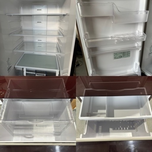 美品】日立 HITACHI R-S3800HVL XT 375L 3ドア ノンフロン冷凍