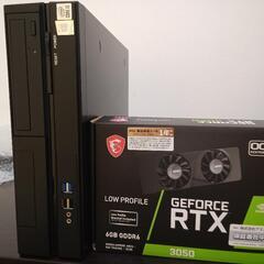 動作確認済みwin11 RTX3050ロープロファイル搭載 スリ...