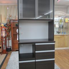 R352 松田家具 キッチンボード、食器棚、幅89cm Used・美品
